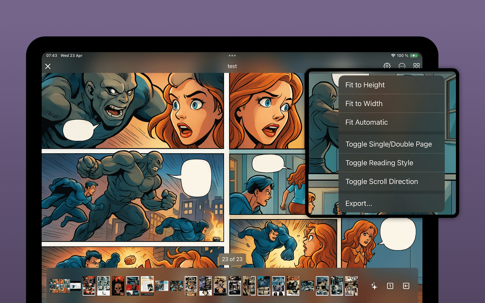 comic reader for mac osx