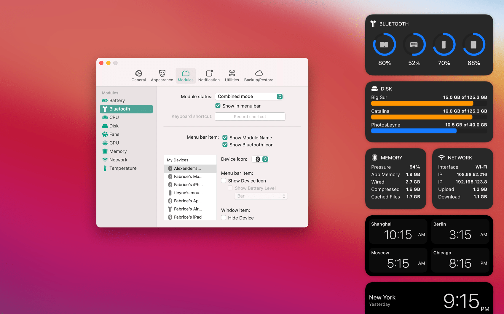 menubar stats temperature