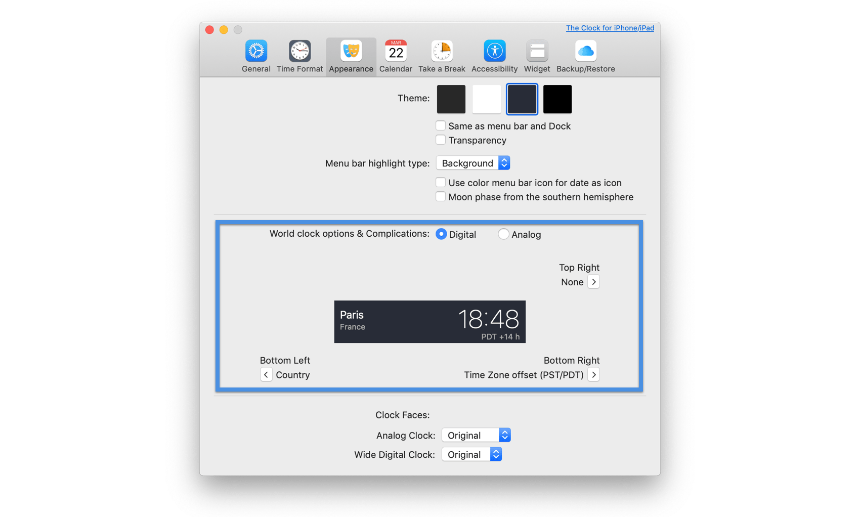 toolbar calendar clock for mac